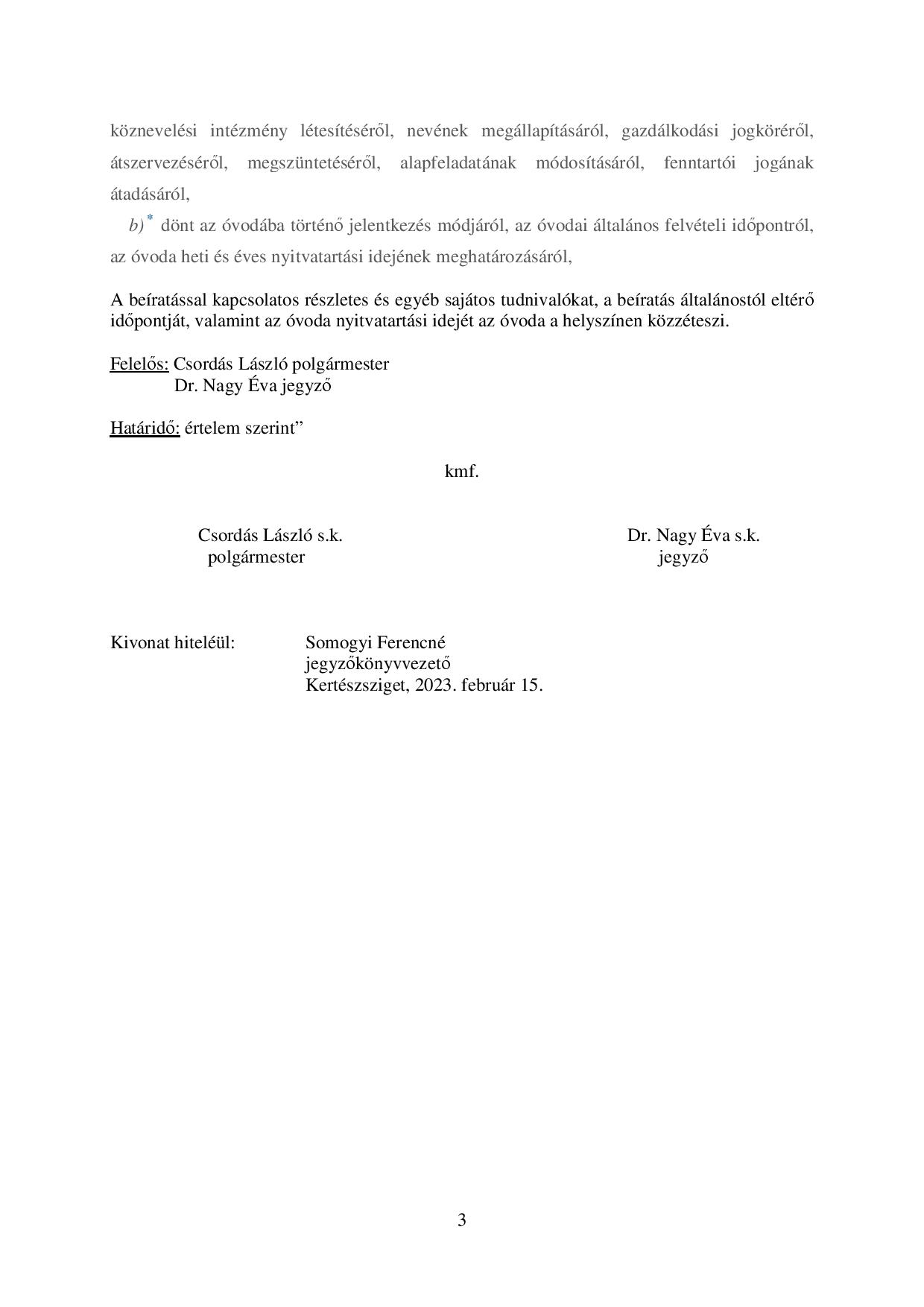 KT kivonat óvodai beíratkozás folyamatáról page 003