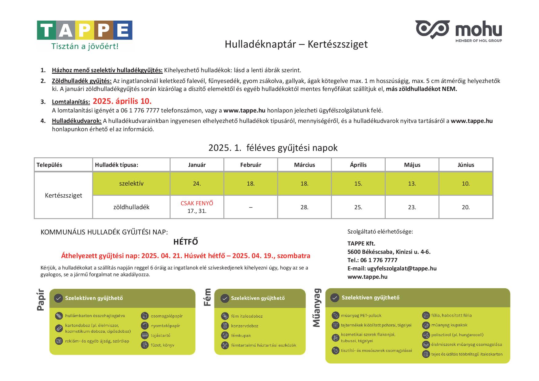 5526 Kertészsziget Hulladéknaptár2025 jav page 001