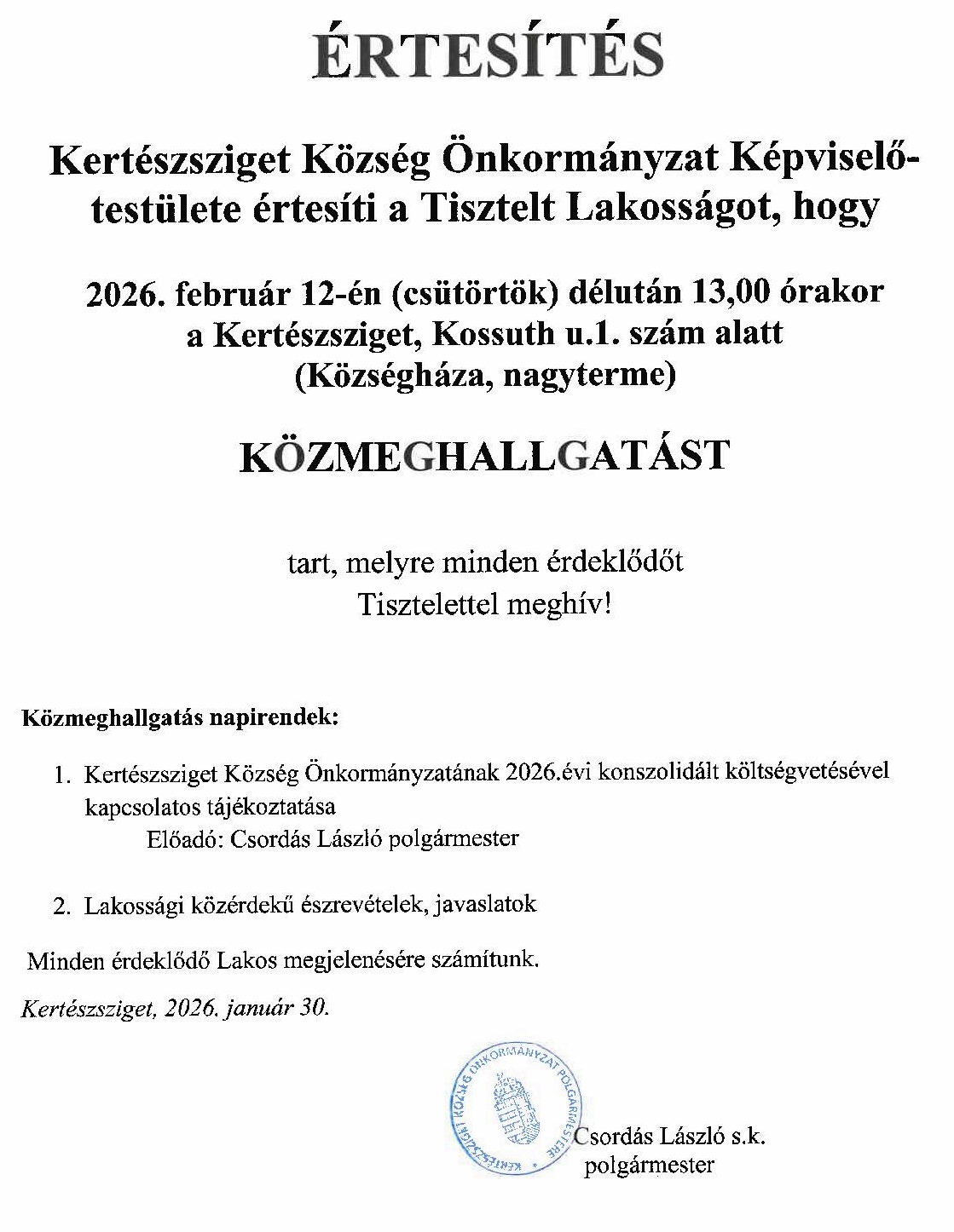 Közmeghallgatás Kertészsziget page 001